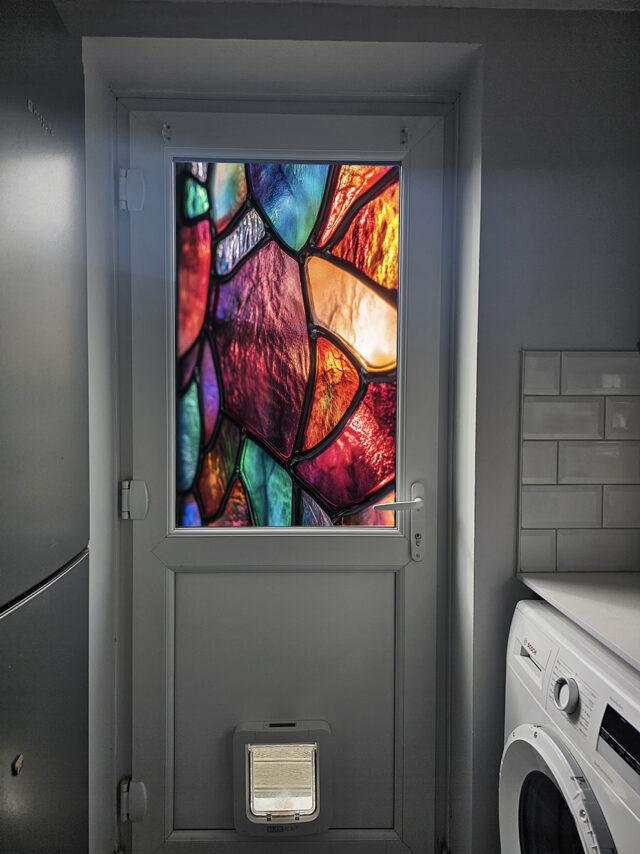 Abstract Pattern 5 Stained Glass Window Film