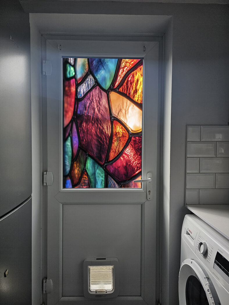 Abstract Pattern 5 Stained Glass Window Film