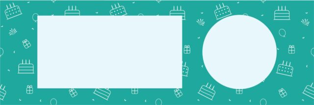 Birthday Icons Banner