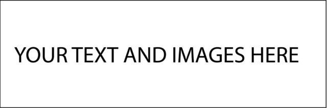 Blank banner