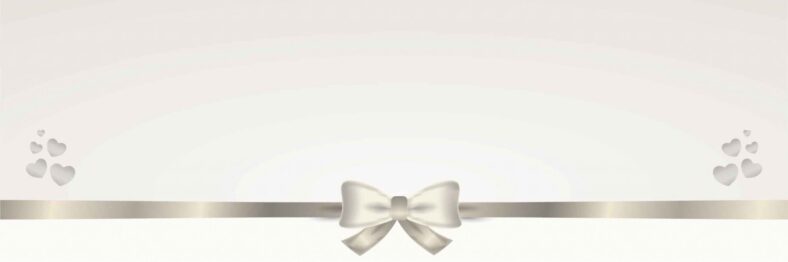 Bow and Hearts Banner