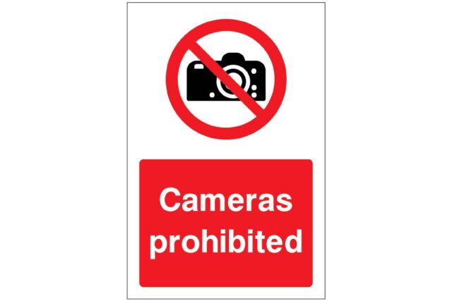 Cameras Prohibited