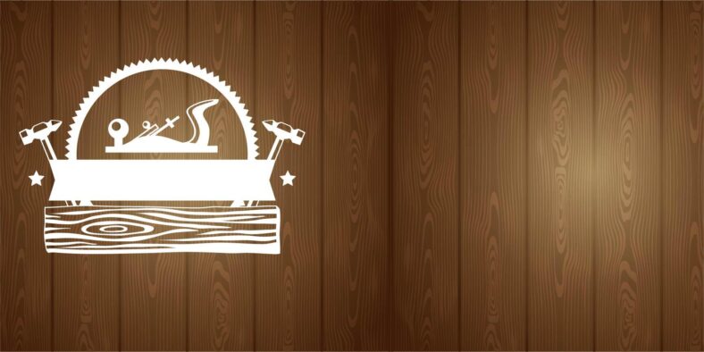 Wood Carpentry Magnetic Sign