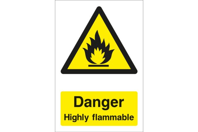 Danger Highly Flammable