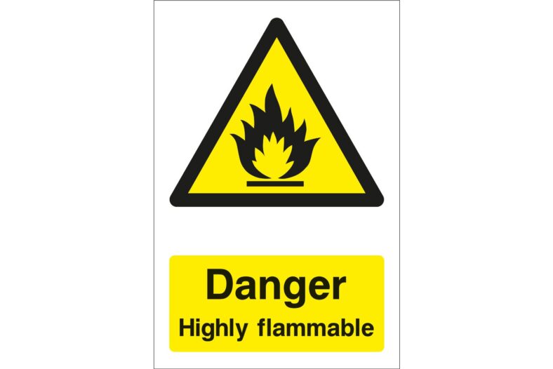 Danger Highly Flammable