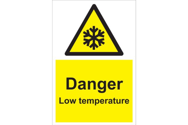 Danger Low Temperature