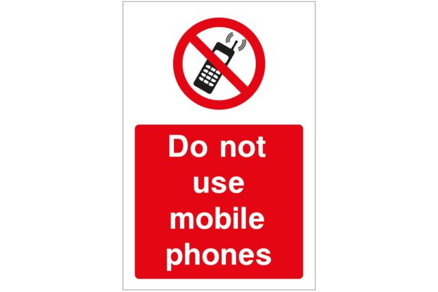 Do not use mobile phones