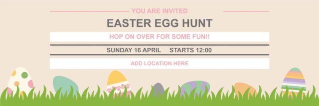 Easter Egg Hunt Banner