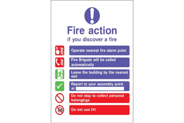 Fire action 1