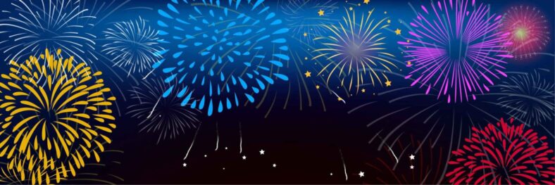 Fireworks Banner