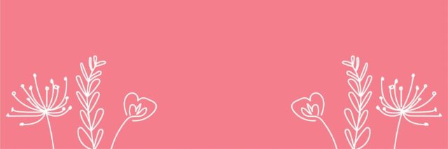 Pink Flowers Banner