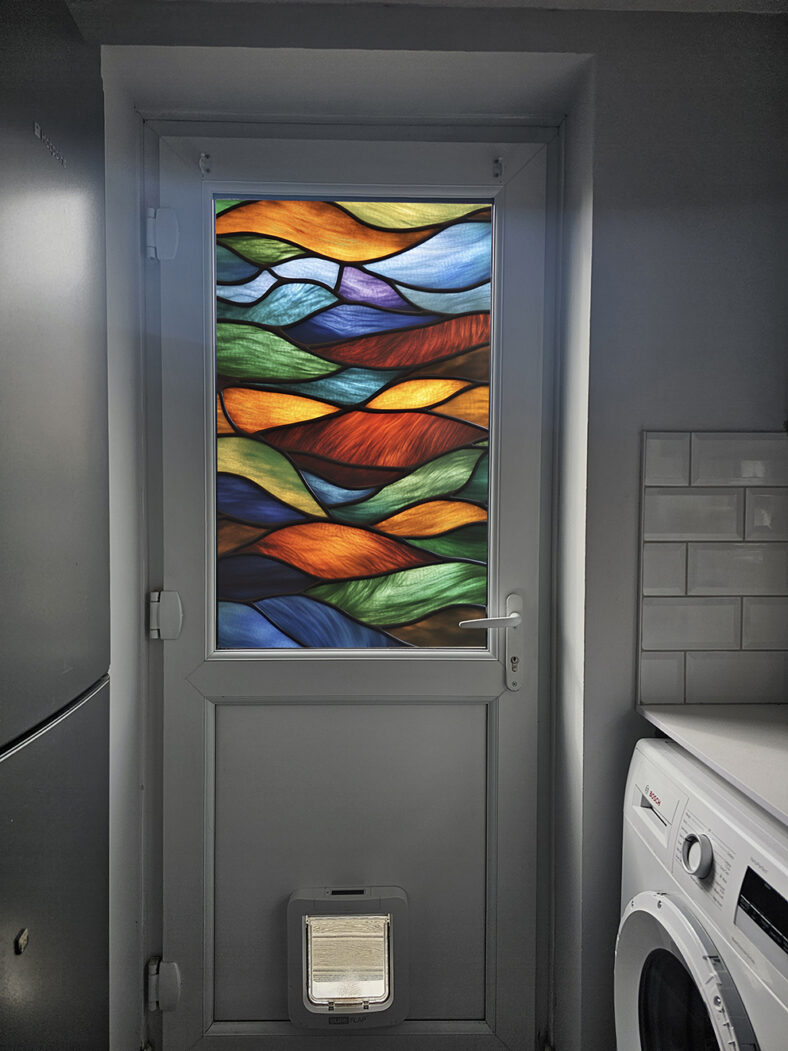 Flowing Brook 1 Stained Glass Window Film