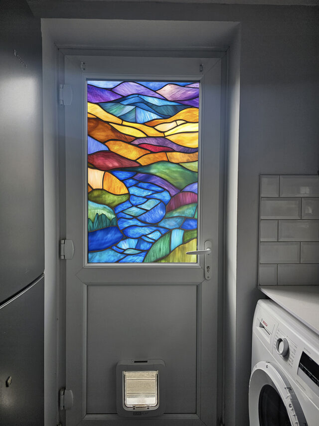 Flowing Brook 2 Stained Glass Window Film
