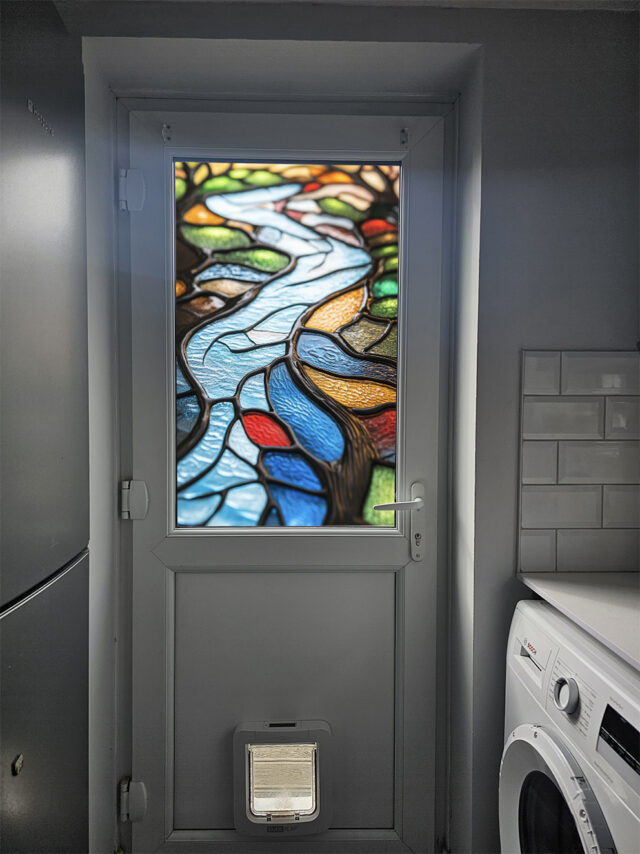 Flowing Brook 4 Stained Glass Window Film
