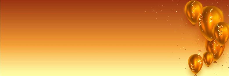 Golden Balloon Banner (CopyTest)