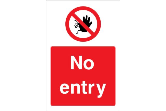 No Entry Signs