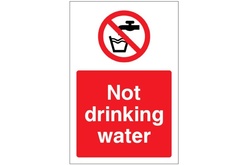 Not drinking water