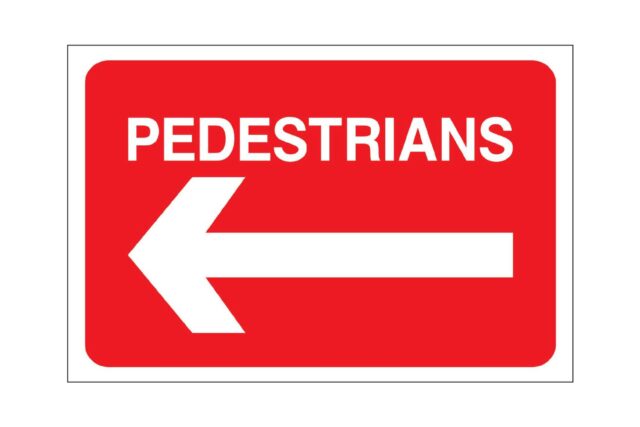 Pedestrians - left