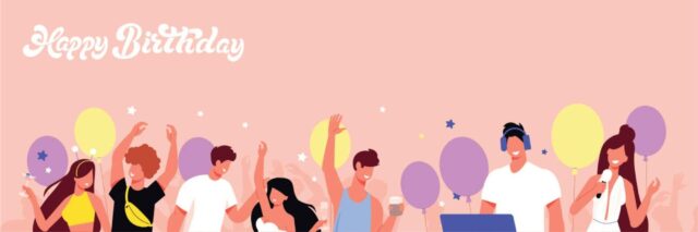 Pink Birthday Banner