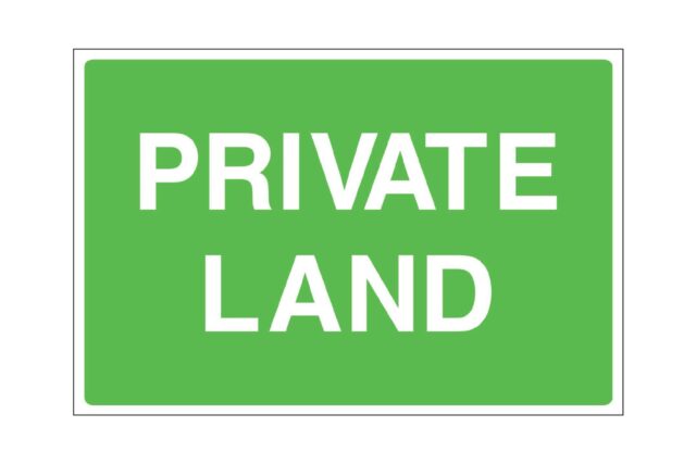 Private land