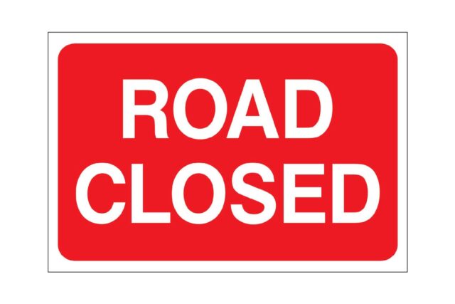 Road closed