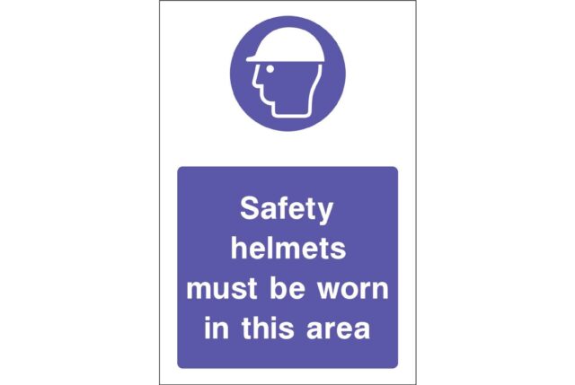 Safety helmets must be worn in this area
