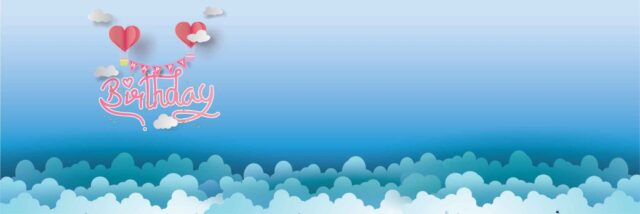 Sky Birthday Banner