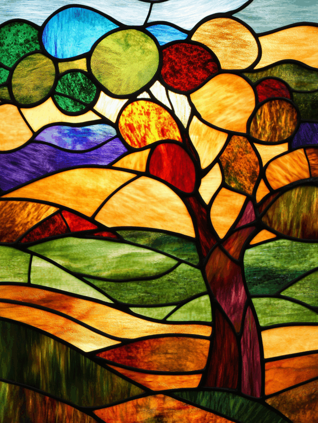 Free A5 Sample Abstract Tree