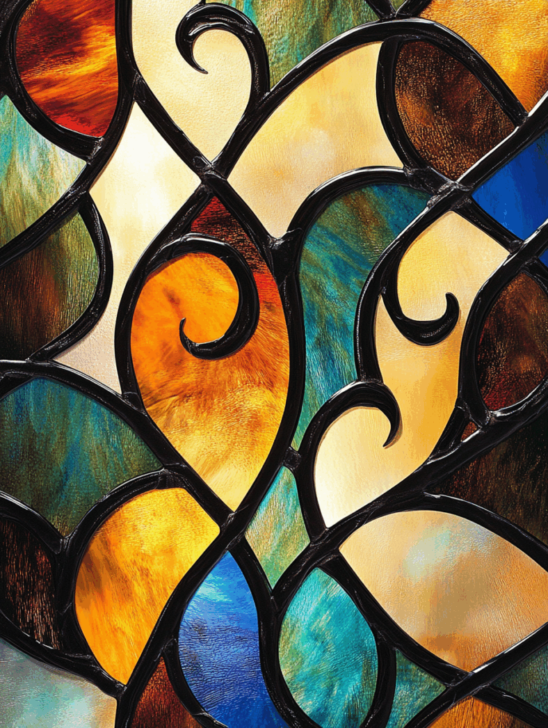 Free A5 Sample Colourful Pattern