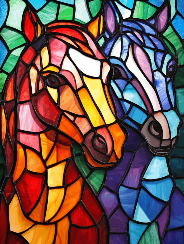 Free A5 Sample Pair of Horses