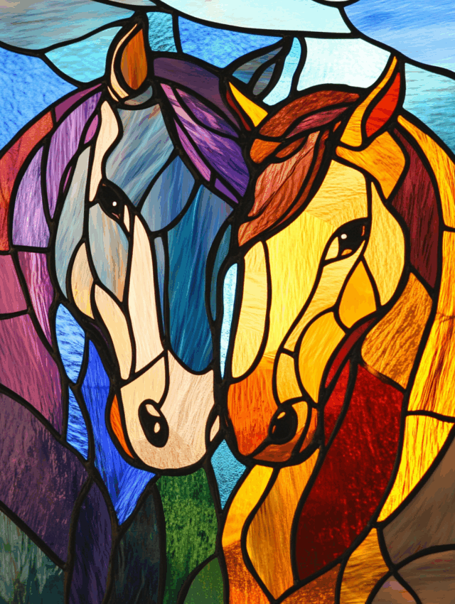 Free A5 Sample Pair of Horses 3