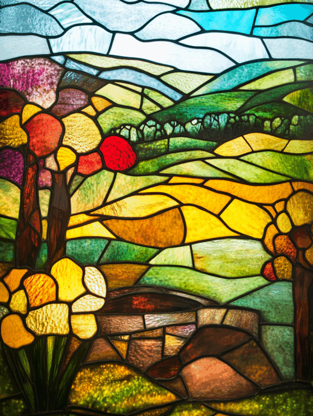 Free A5 Sample Sunny Landscape