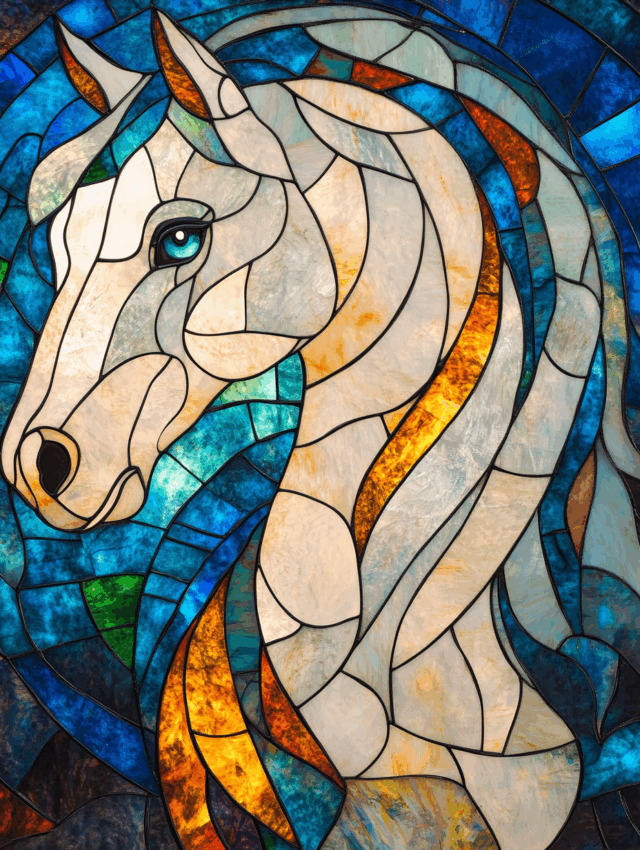 Free A5 Sample White Horse