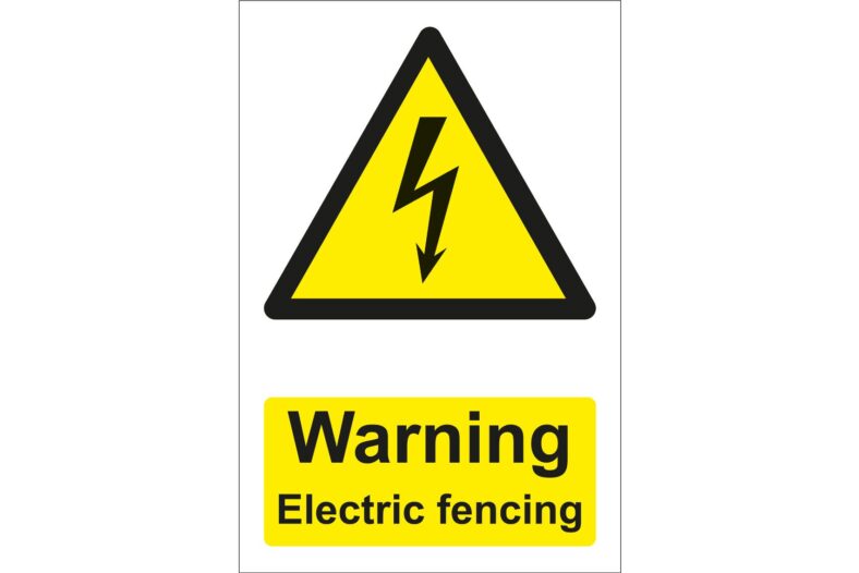 Warning Electric Fence Sign