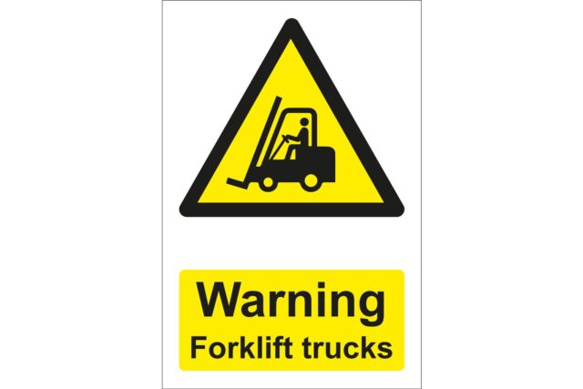 Warning Forklift Signs