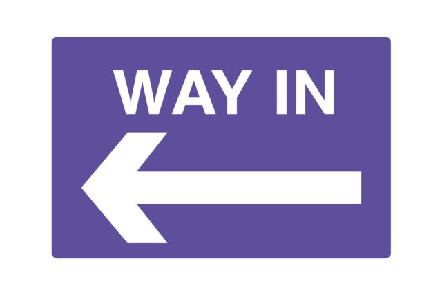 Way in - left