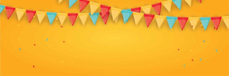 Yellow Bunting Banner