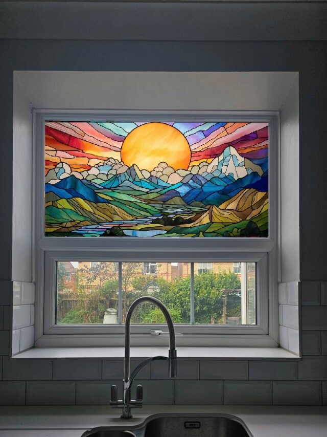 Colourfully Unbalanced Window Film