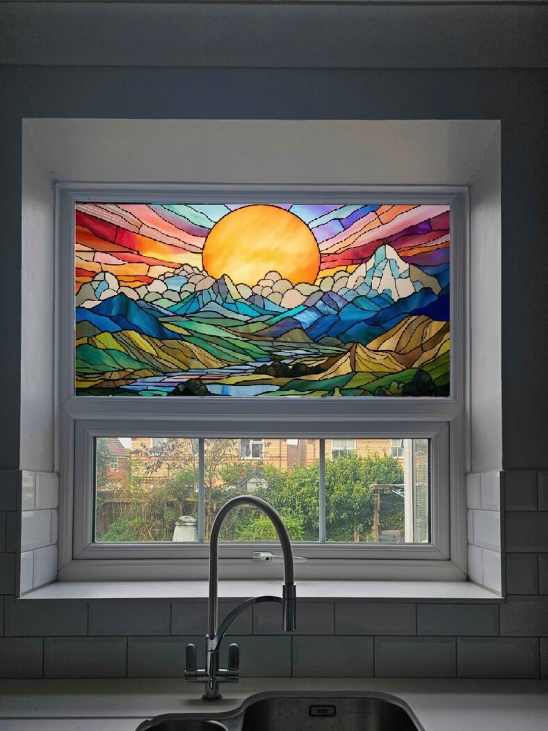 Colourfully Unbalanced Window Film